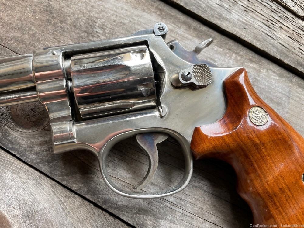 SMITH & WESSON 15-4 38 spl Nickel revolver-img-2