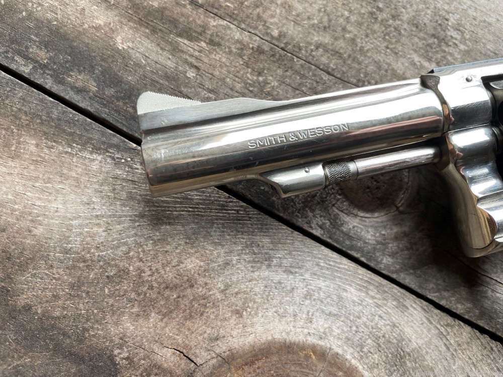 SMITH & WESSON 15-4 38 spl Nickel revolver-img-5
