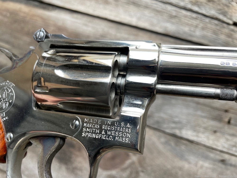 SMITH & WESSON 15-4 38 spl Nickel revolver-img-16