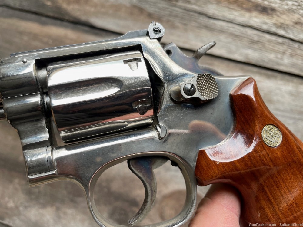 SMITH & WESSON 15-4 38 spl Nickel revolver-img-32