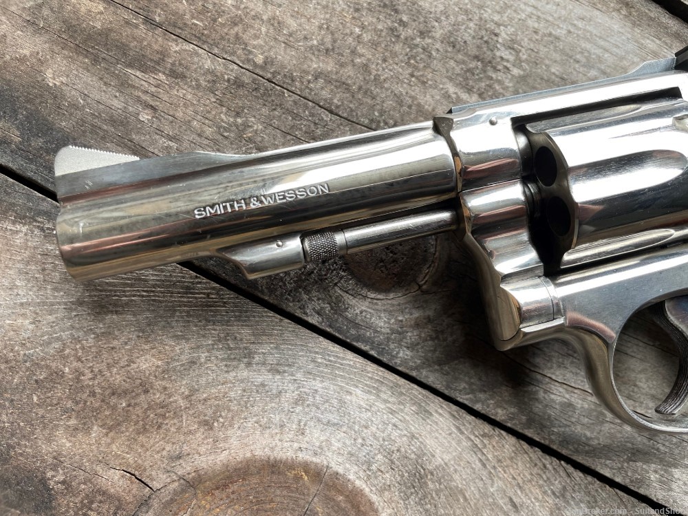 SMITH & WESSON 15-4 38 spl Nickel revolver-img-4