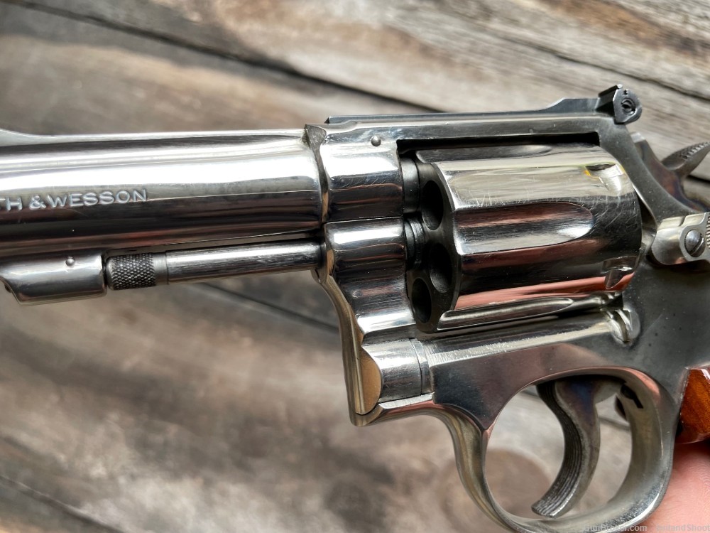 SMITH & WESSON 15-4 38 spl Nickel revolver-img-34