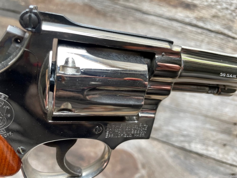 SMITH & WESSON 15-4 38 spl Nickel revolver-img-15
