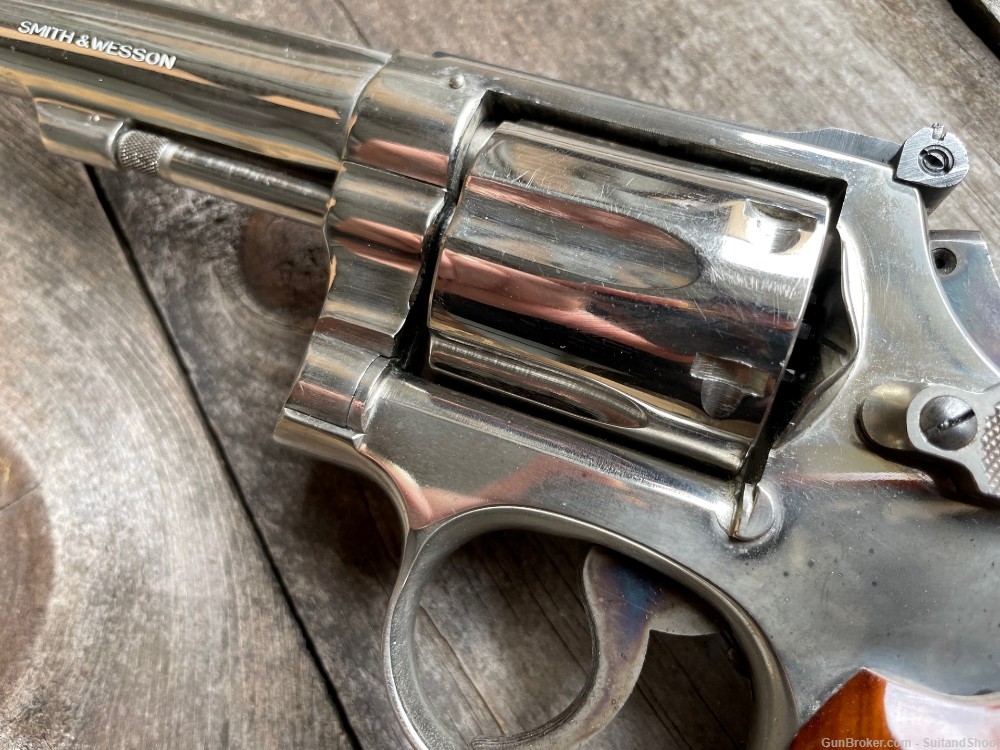 SMITH & WESSON 15-4 38 spl Nickel revolver-img-8