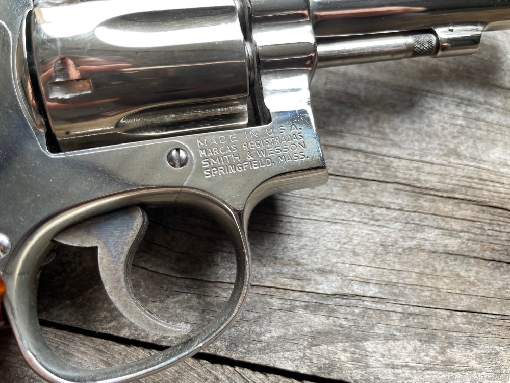 SMITH & WESSON 15-4 38 spl Nickel revolver-img-14