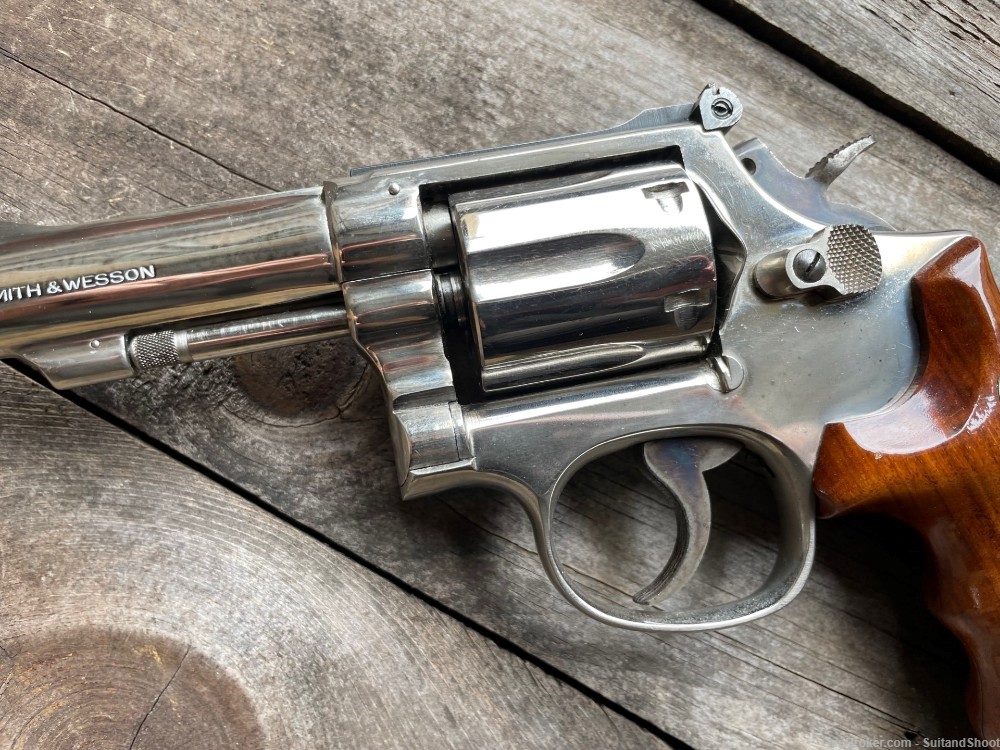 SMITH & WESSON 15-4 38 spl Nickel revolver-img-3