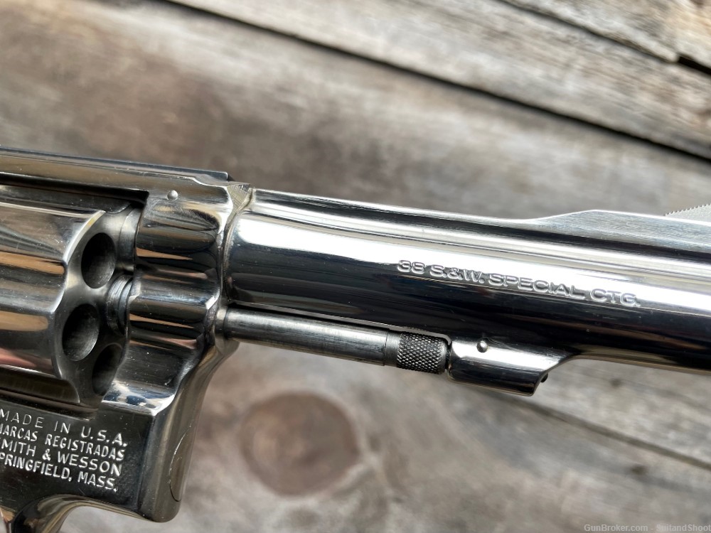 SMITH & WESSON 15-4 38 spl Nickel revolver-img-17