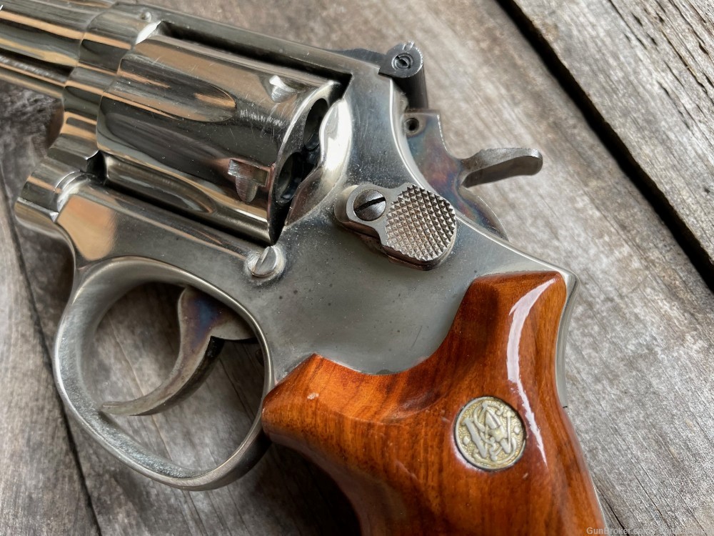 SMITH & WESSON 15-4 38 spl Nickel revolver-img-10