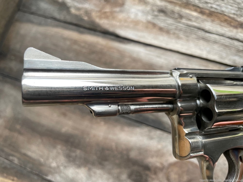 SMITH & WESSON 15-4 38 spl Nickel revolver-img-35