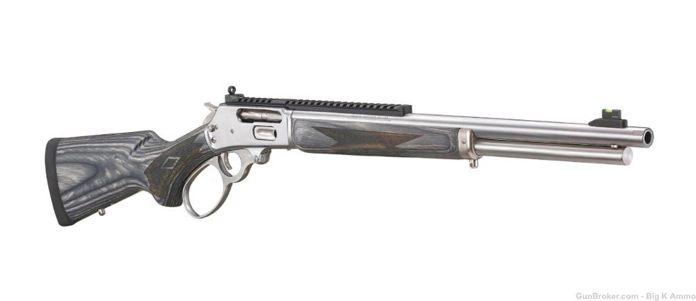 Ruger Marlin 1895 SBL Rifle .45-70 Govt 6rd Capacity 19" Stainless Steel-img-1