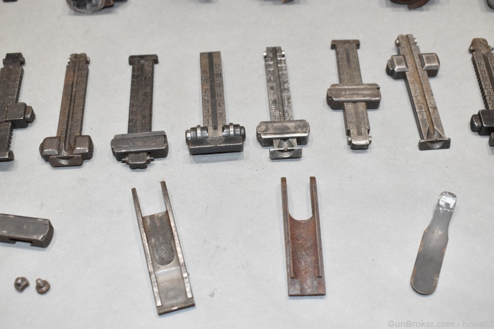 Large Lot Assorted Mauser Rifle Sight Parts Argentine German K98 READ-img-5
