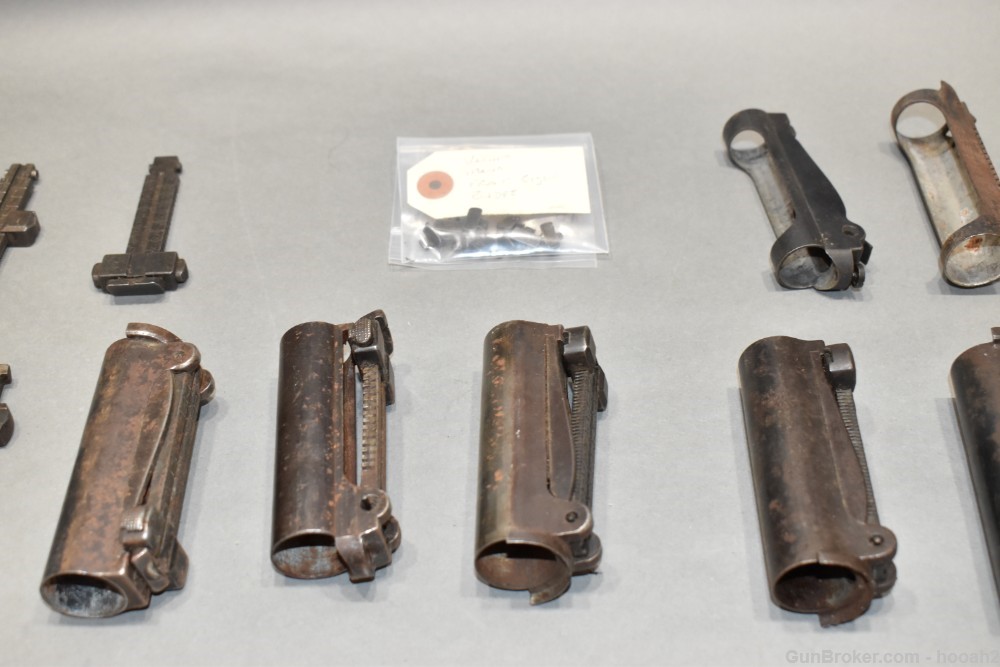 Large Lot Assorted Mauser Rifle Sight Parts Argentine German K98 READ-img-2