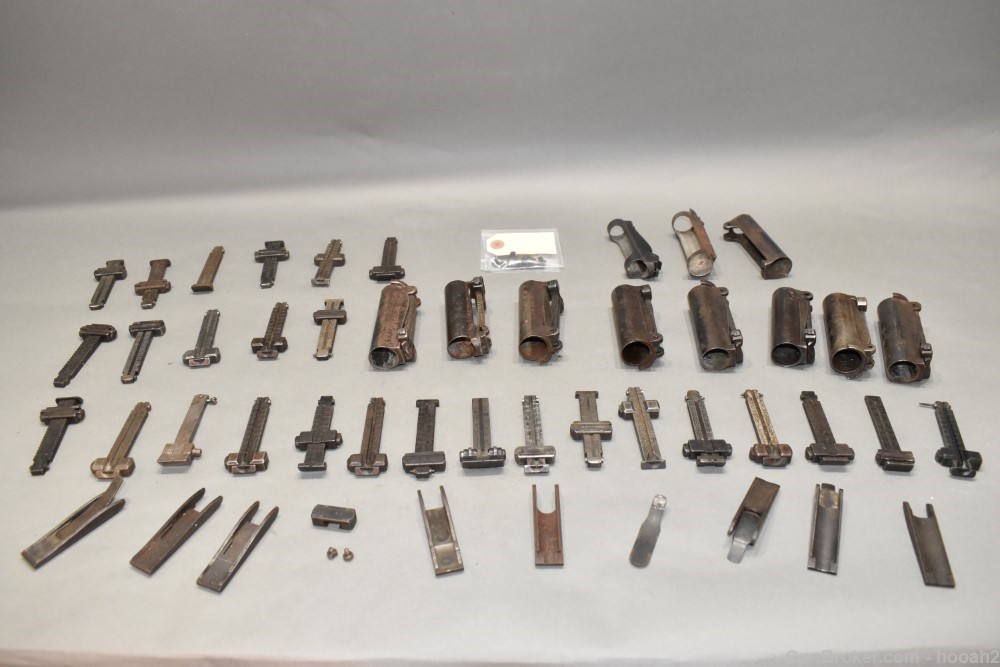 Large Lot Assorted Mauser Rifle Sight Parts Argentine German K98 READ-img-0