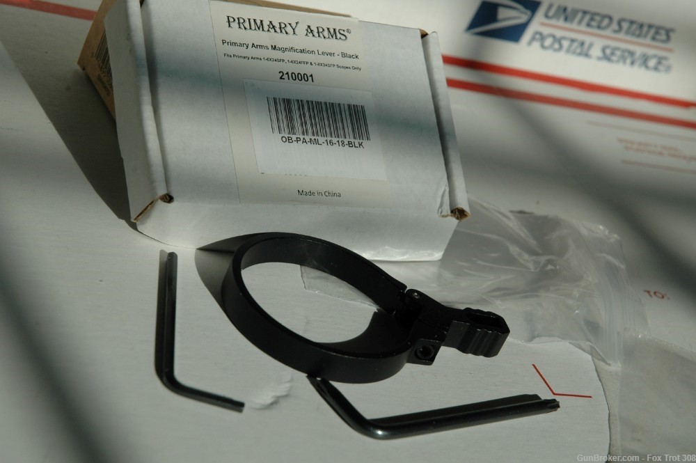 Primary Arms SLx LPVO Magnification Lever 210001 PA 1-6x24 1-8x24 Scope    -img-1