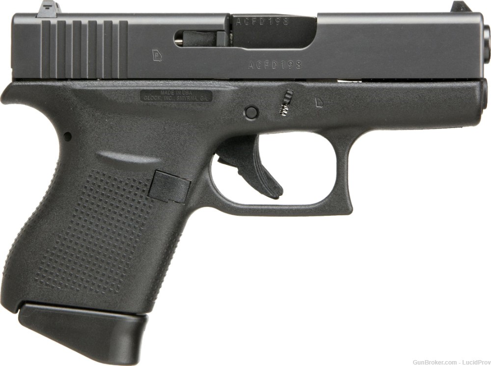 Glock G43 9mm 3.39" 6-Rd Pistol UI4350201 - Factory New-img-0