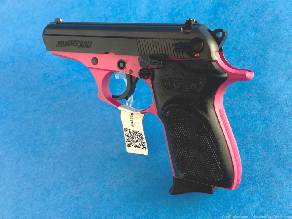 Bersa Thunder 380 Pink/Black .380 8 Rd - NIB-img-0