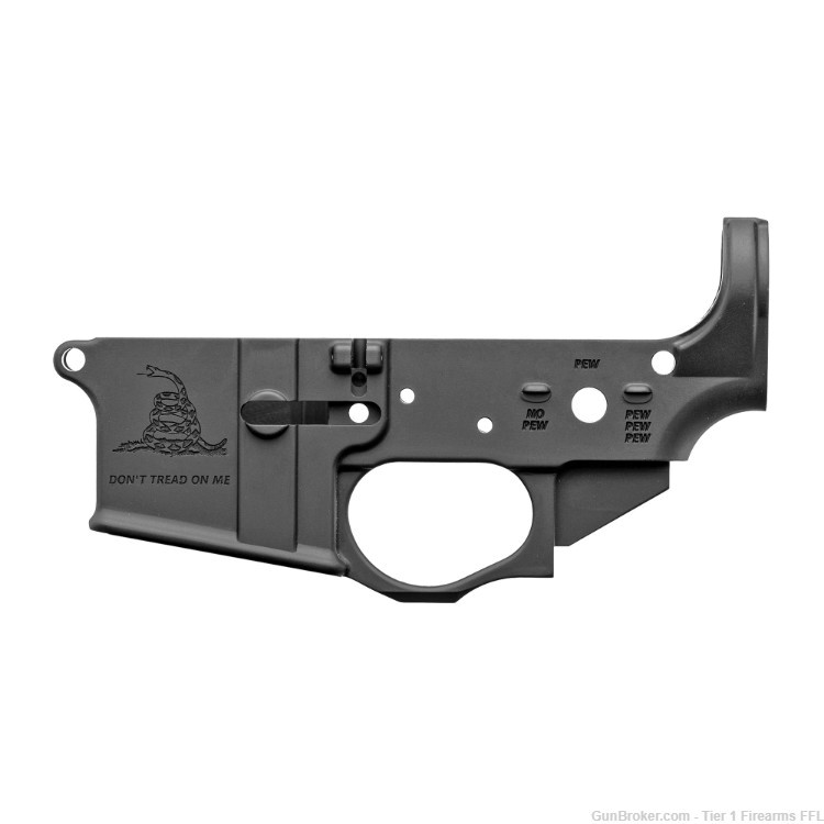 Spike's Tactical Gadsden Logo  Stripped Lower, Semi-automatic, 223-img-0