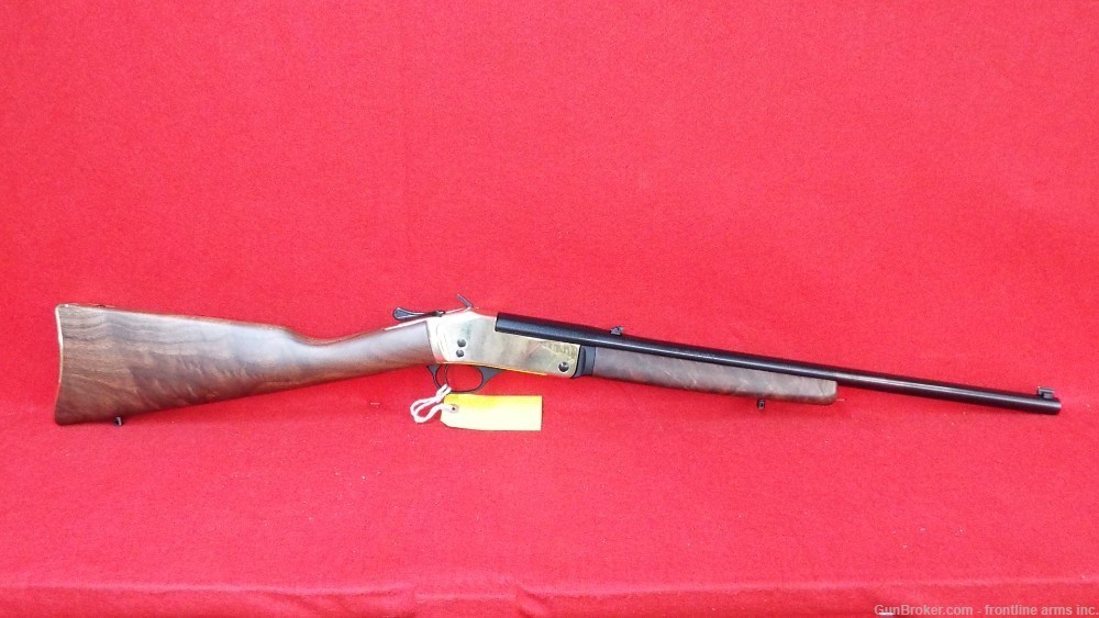 Henry Single Shot Rifle Brass 45-70 22" H015B-4570 (13885)-img-0