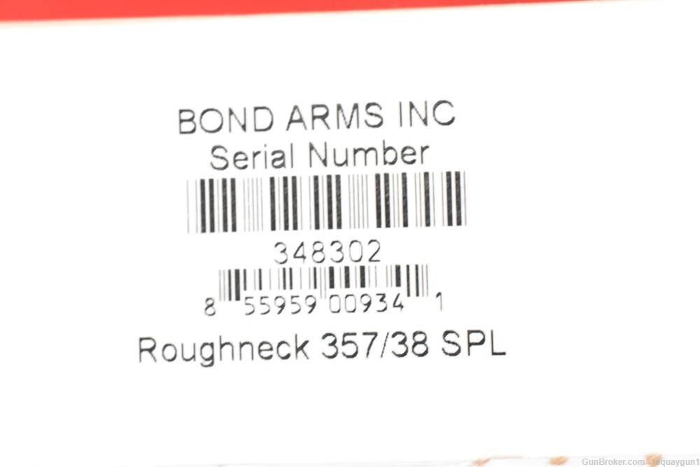 Bond Arms Roughneck 357 Mag/38 Spl 2.5" Bond Roughneck -img-9