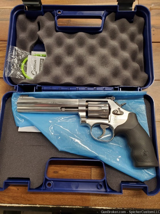 Smith & Wesson 617-6 .22LR 10 Shot Revolver New in Box-img-1