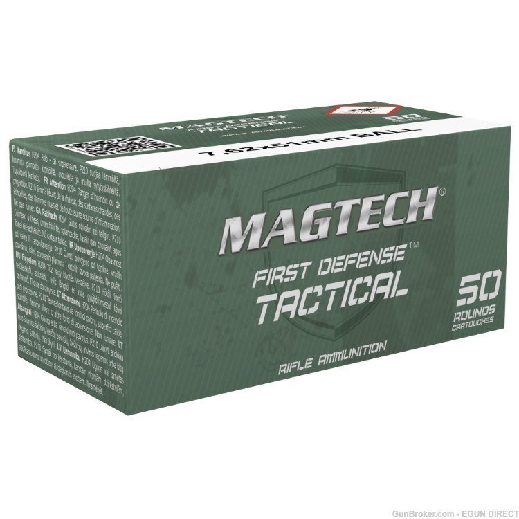 Magtech Sport Shooting 7.62 NATO 147gr Full Metal Jacket - 50rd-img-0