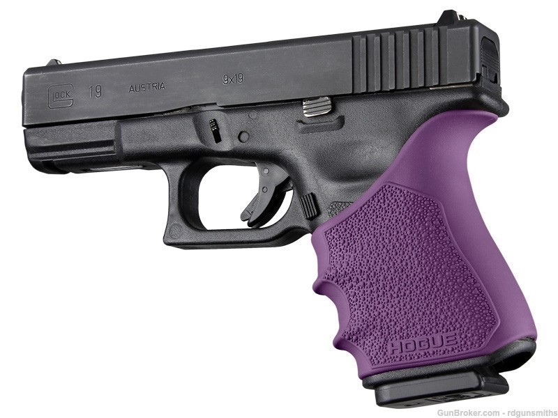 HandALL Beavertail Grip Sleeve for GLOCK 19, 23, 32, 38 (Gen 3 & 4): Purple-img-0