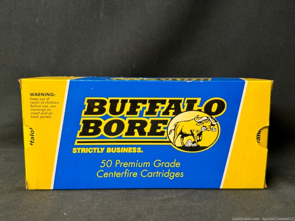 (50) Rounds, Buffalo Bore 454 Casull Heavy 454 7C 360 Grain-img-2