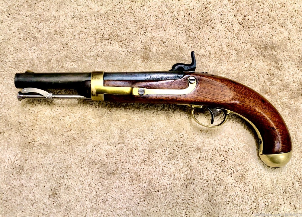 R0 US 1842 .54 Cavalry Pistol H.ASTON 1847, Very Good, Shooter......$ 700-img-13
