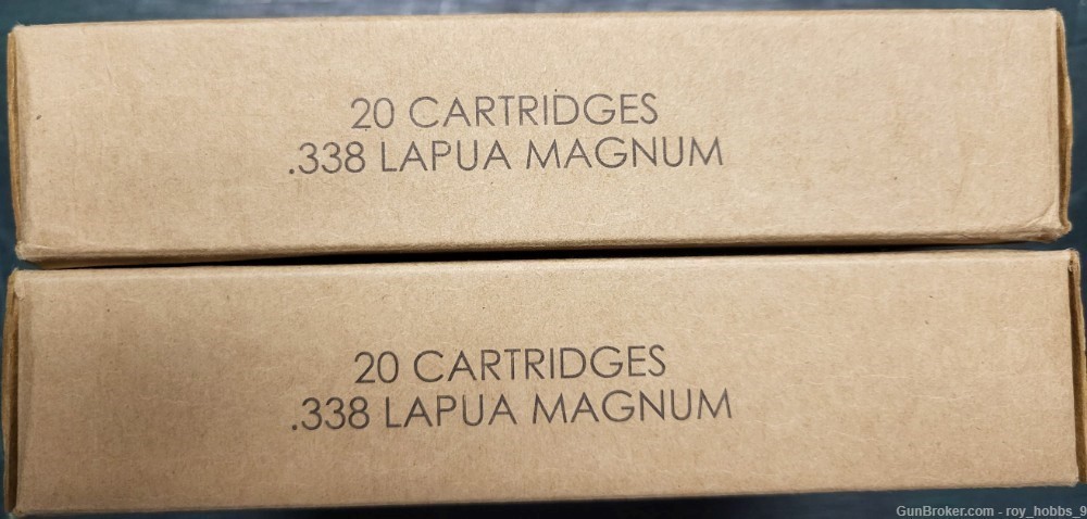 40 Rds, 2 boxes of Barnes Contract Mk330 Mod0 338 Lapua Magnum-img-3