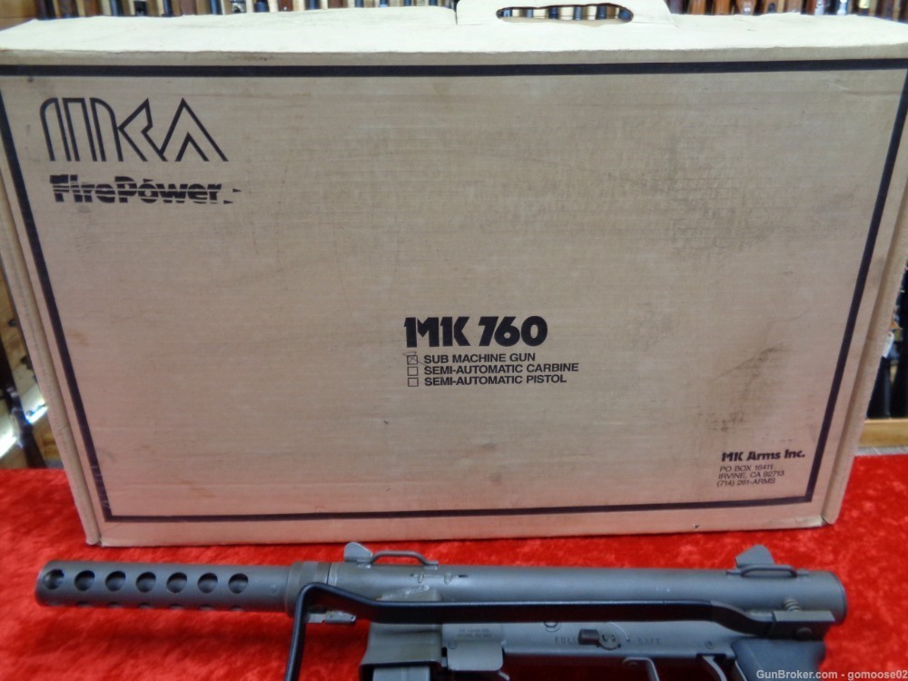 MK Arms MK760 760 9mm SMG S&W 76 Stock Magazine Machine Gun LNIB WE TRADE!-img-45