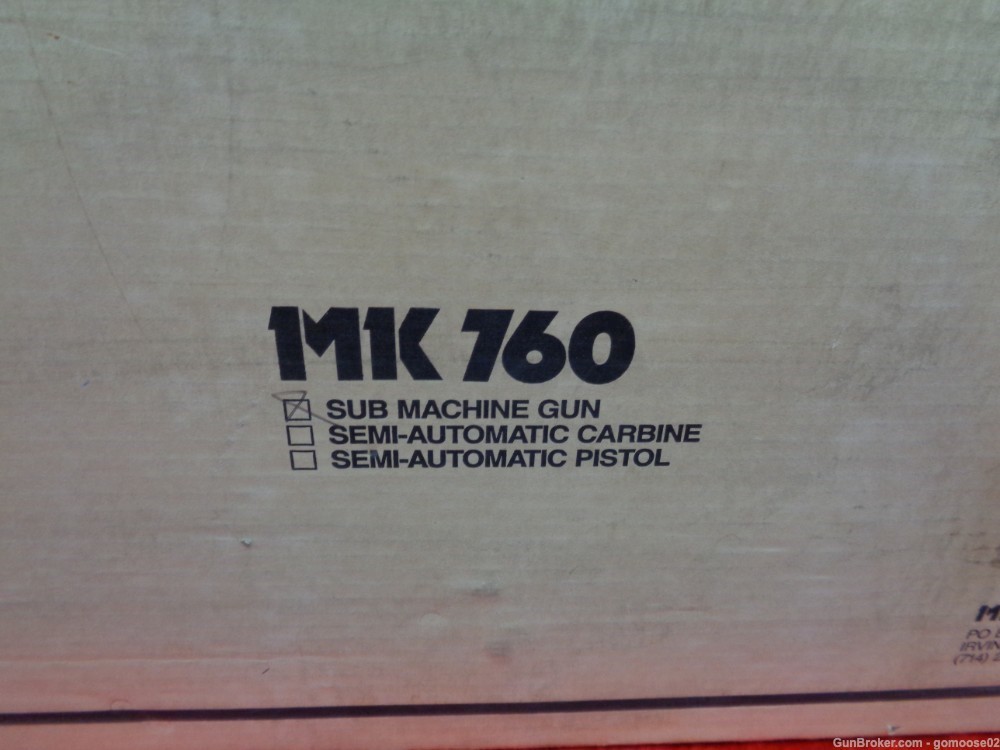 MK Arms MK760 760 9mm SMG S&W 76 Stock Magazine Machine Gun LNIB WE TRADE!-img-44