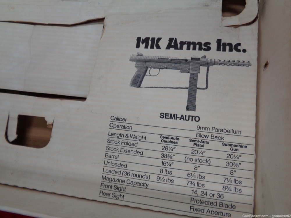 MK Arms MK760 760 9mm SMG S&W 76 Stock Magazine Machine Gun LNIB WE TRADE!-img-43