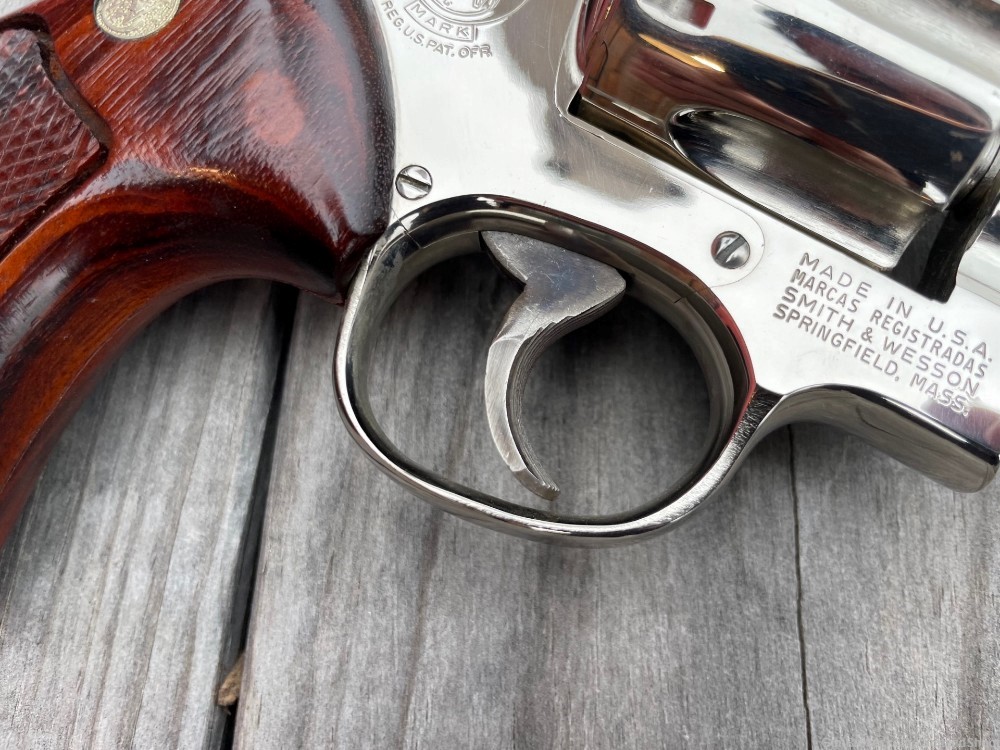 SMITH & WESSON 27-2 revolver .357 magnum nickel-img-16