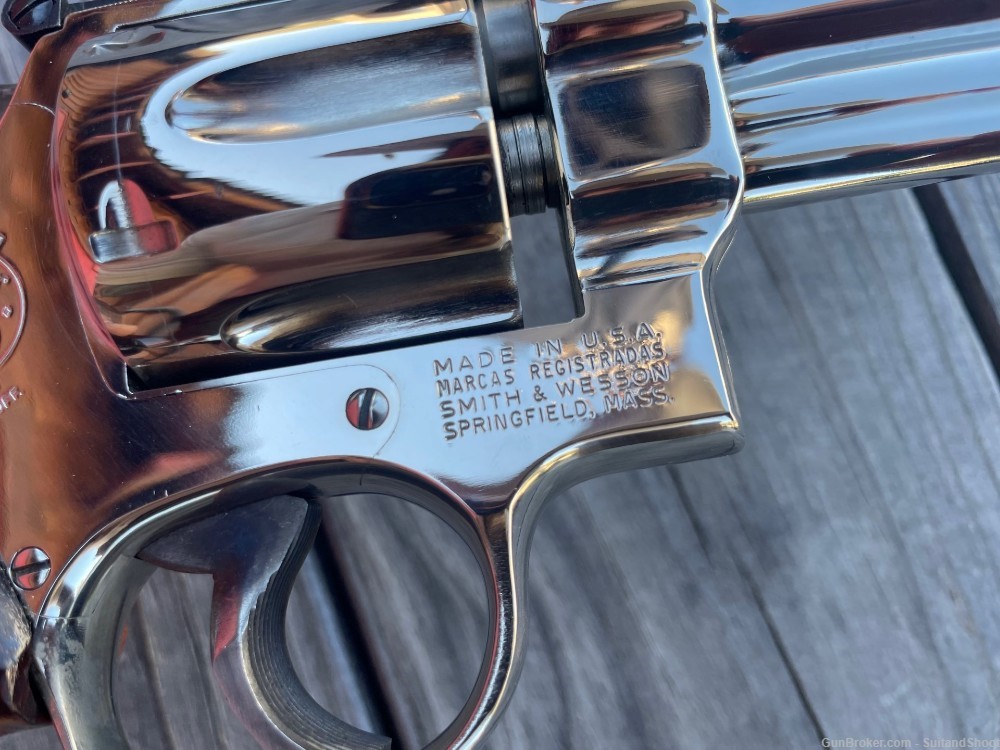 SMITH & WESSON 27-2 revolver .357 magnum nickel-img-91