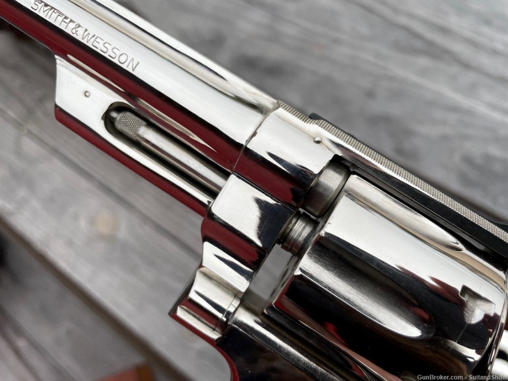 SMITH & WESSON 27-2 revolver .357 magnum nickel-img-46
