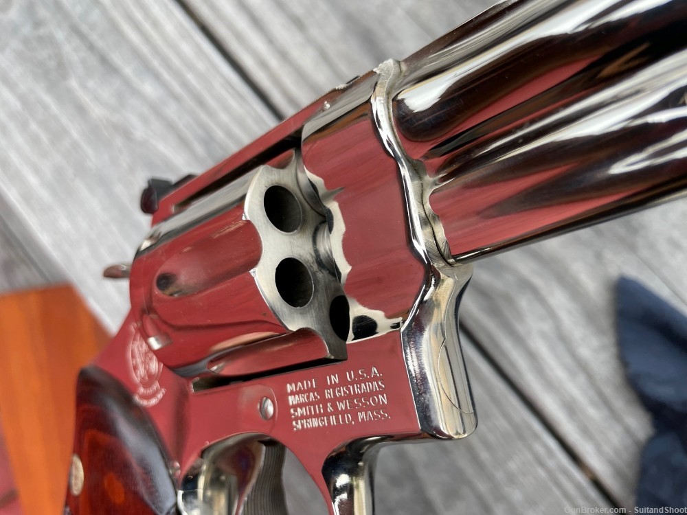 SMITH & WESSON 27-2 revolver .357 magnum nickel-img-39