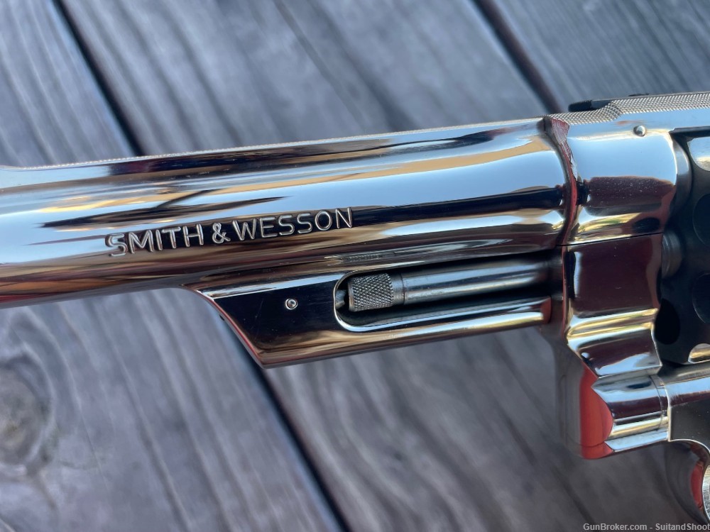 SMITH & WESSON 27-2 revolver .357 magnum nickel-img-104