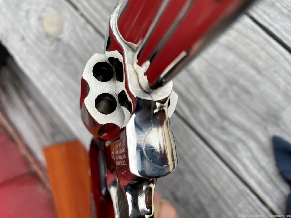 SMITH & WESSON 27-2 revolver .357 magnum nickel-img-38