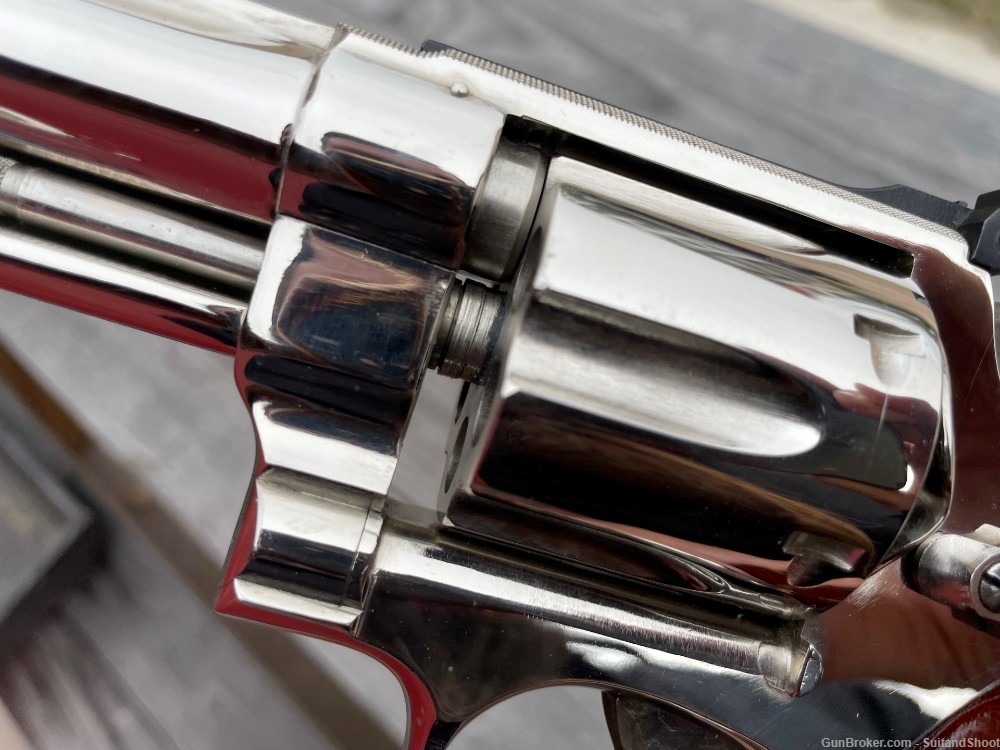 SMITH & WESSON 27-2 revolver .357 magnum nickel-img-44