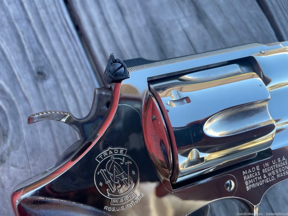 SMITH & WESSON 27-2 revolver .357 magnum nickel-img-89