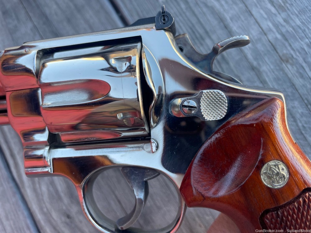 SMITH & WESSON 27-2 revolver .357 magnum nickel-img-99