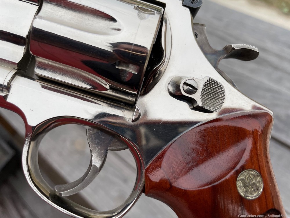 SMITH & WESSON 27-2 revolver .357 magnum nickel-img-42