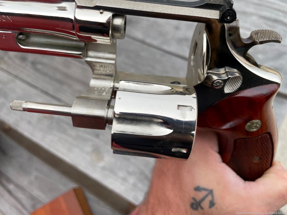 SMITH & WESSON 27-2 revolver .357 magnum nickel-img-62