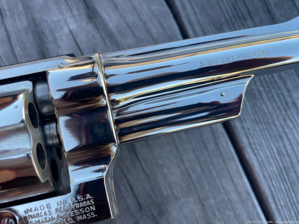SMITH & WESSON 27-2 revolver .357 magnum nickel-img-92