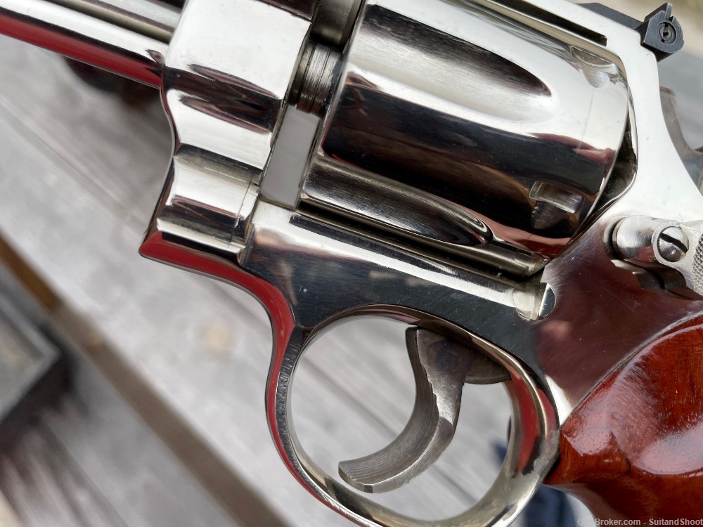 SMITH & WESSON 27-2 revolver .357 magnum nickel-img-43