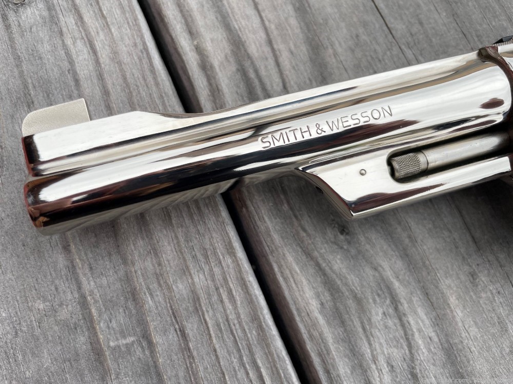 SMITH & WESSON 27-2 revolver .357 magnum nickel-img-10