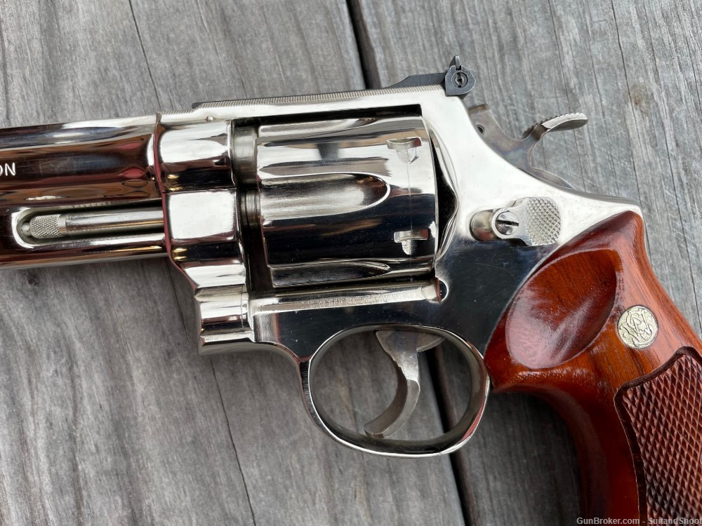 SMITH & WESSON 27-2 revolver .357 magnum nickel-img-8