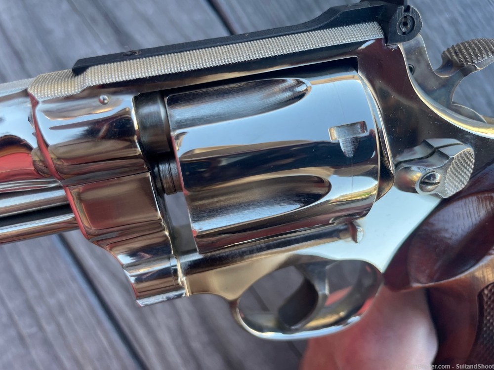 SMITH & WESSON 27-2 revolver .357 magnum nickel-img-103
