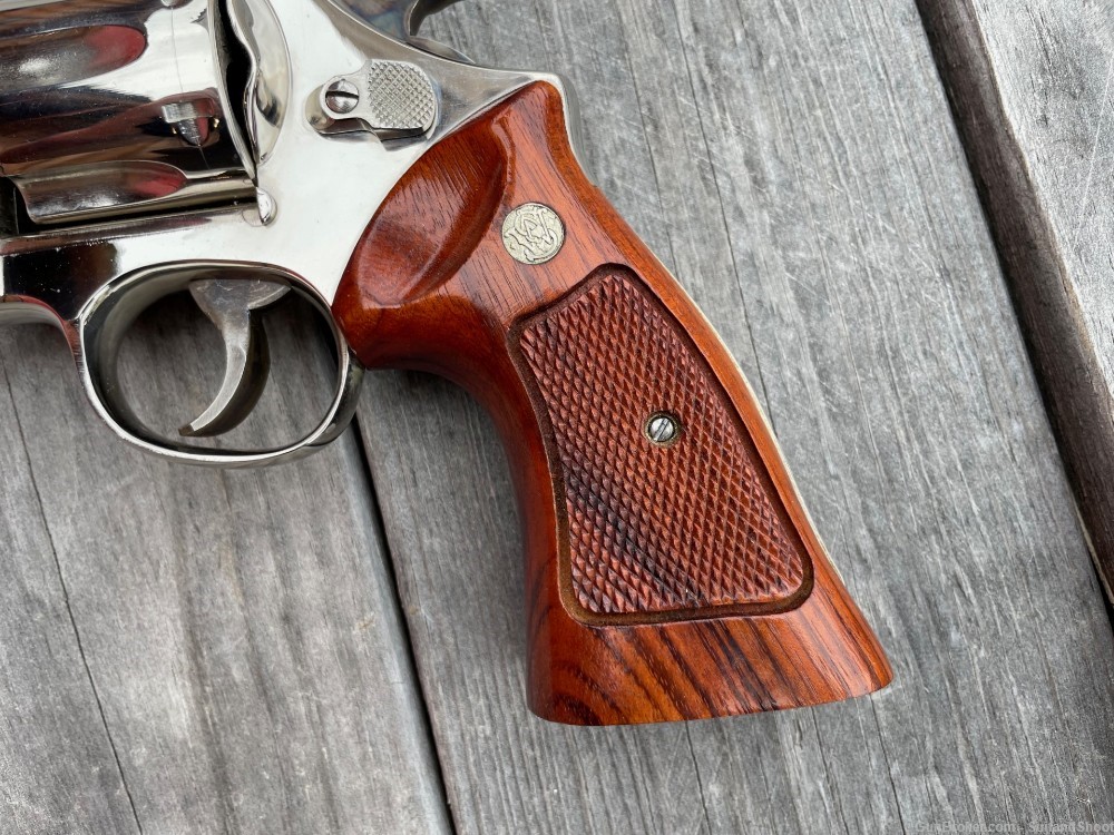 SMITH & WESSON 27-2 revolver .357 magnum nickel-img-4