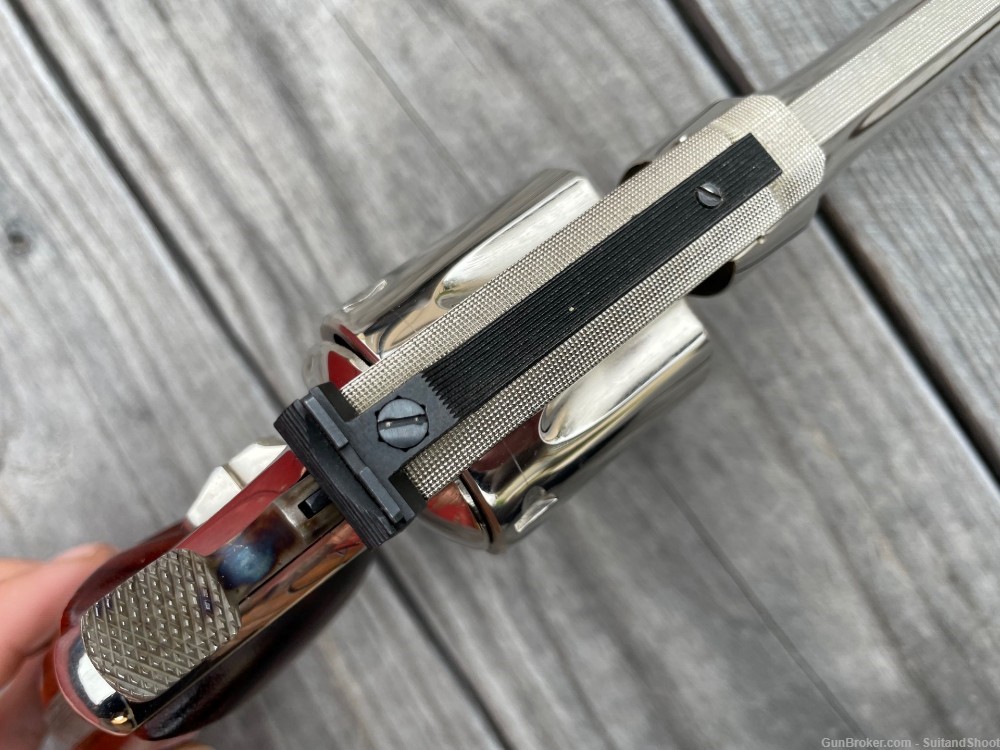 SMITH & WESSON 27-2 revolver .357 magnum nickel-img-25